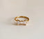 Coquette Ring-Green Gold