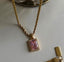 Milani Square Pendant- Pink