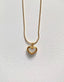 Heart Dainty Necklace- Gold