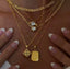 Corazon Necklace- Rhinestone