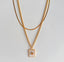 Ali Necklace- White Marble