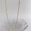 Leia Pearl Necklace- Gold