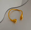 Ruby Bangle - Gold