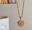 Amara Heart Necklace- Rhinestone