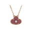 Aubriee Necklace- Pink Rhinestone